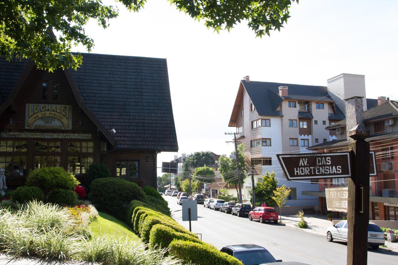 Ótima Localização e Vista da Cidade Gramado Exterior foto
